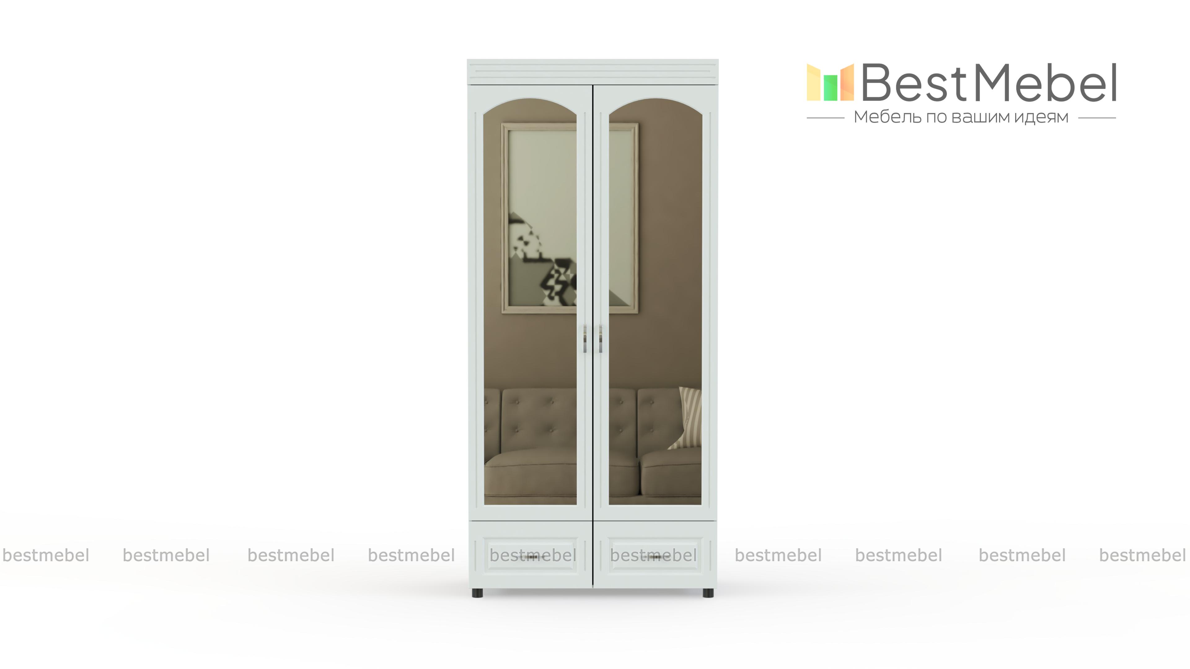 Распашной шкаф Элизабет К 3 BMS - Фото