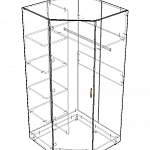 Схема сборки Угловой шкаф Компанит BMS