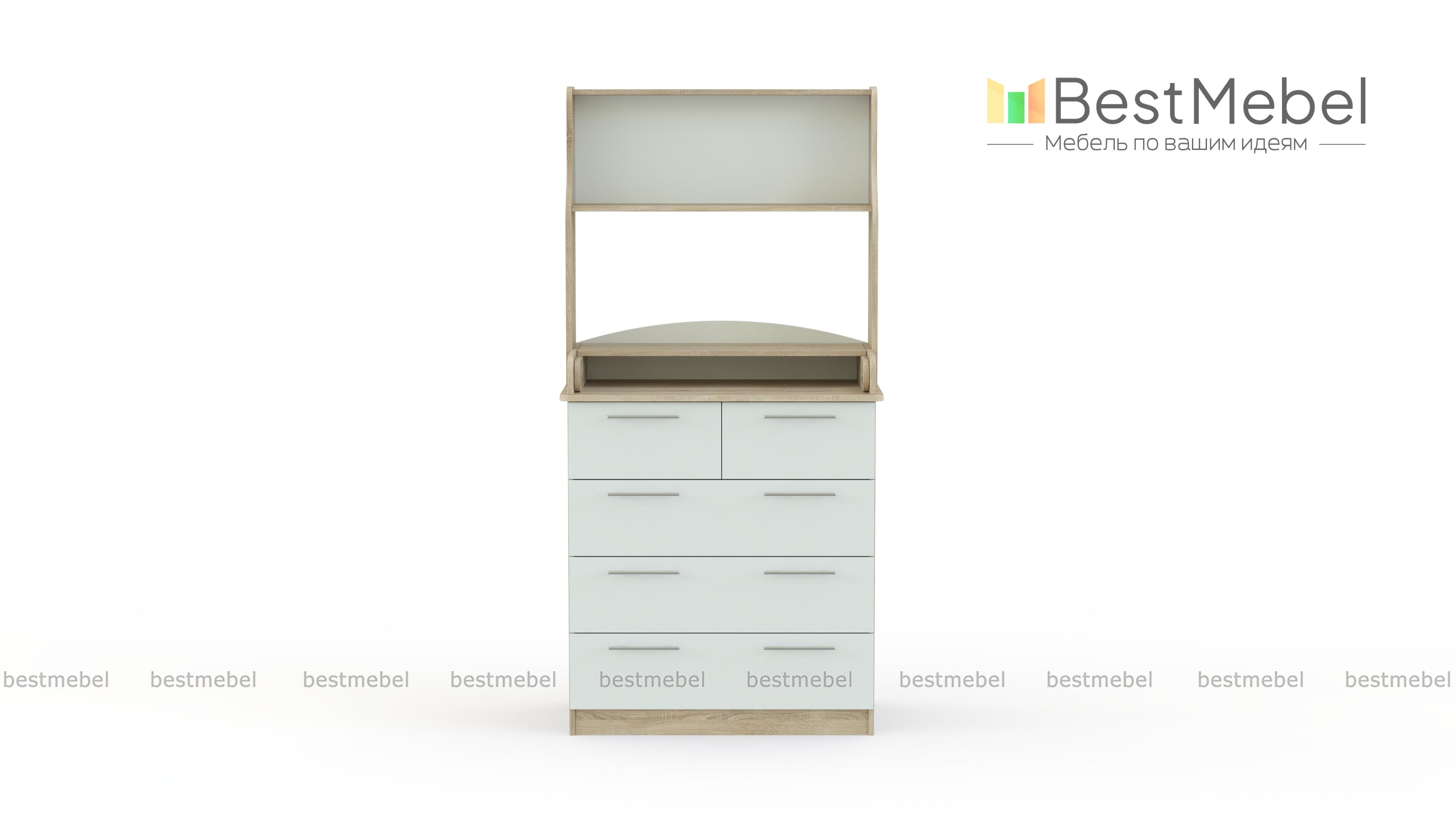 Комод пеленальный Магнолия 1 BMS - Фото