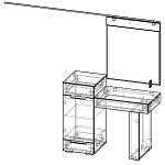 Схема сборки Туалетный столик Анетт 1 BMS