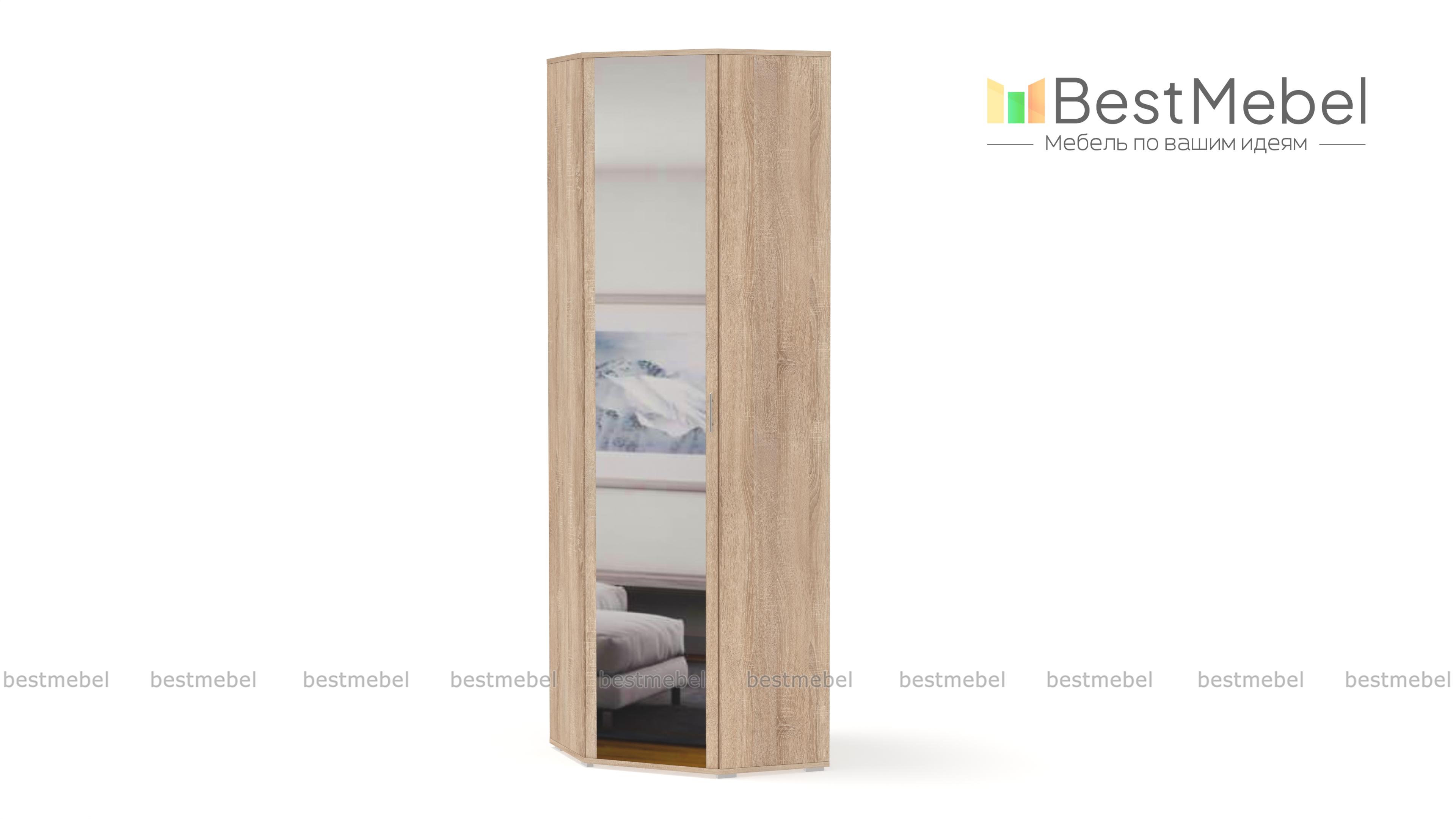 Шкаф угловой Ирис 27 BMS - Фото