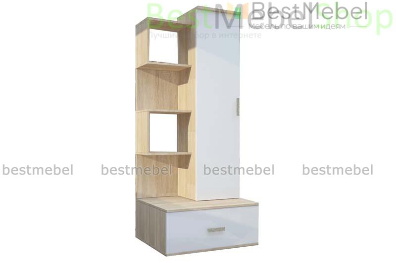 Пенал Амазонка МДФ с полками BMS - Фото