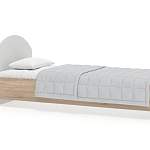 Кровать светлая Веер BMS - Фото 3